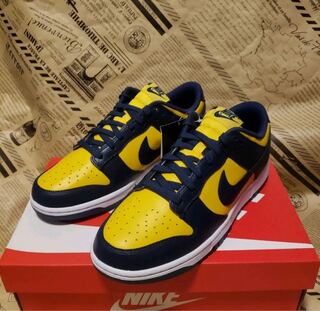 『証明書タグ付き』DUNK LOW RETRO Michigan 　ミシガン 25.5cm