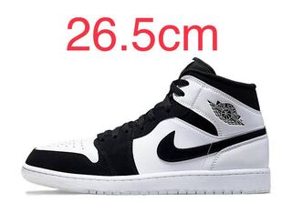 ナイキ エアジョーダン1 ミッド "オメガ/ブラック/ホワイト" 26.5cm