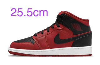 Nike Air Jordan 1 Mid Reverse Bred 25.5cm 25.5cm