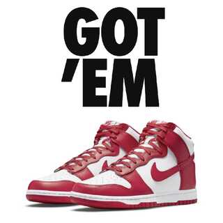 Nike Dunk High Championship Red 28.5cm
