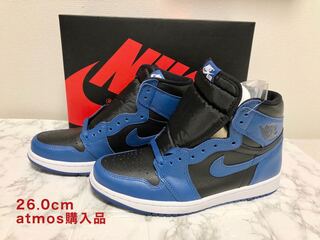 ナイキ エアジョーダン 1 ハイ OG "ダークマリーナブルー" 26cm