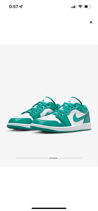 ナイキ ウィメンズ エアジョーダン1 ロー "ターコイズ" 28cm