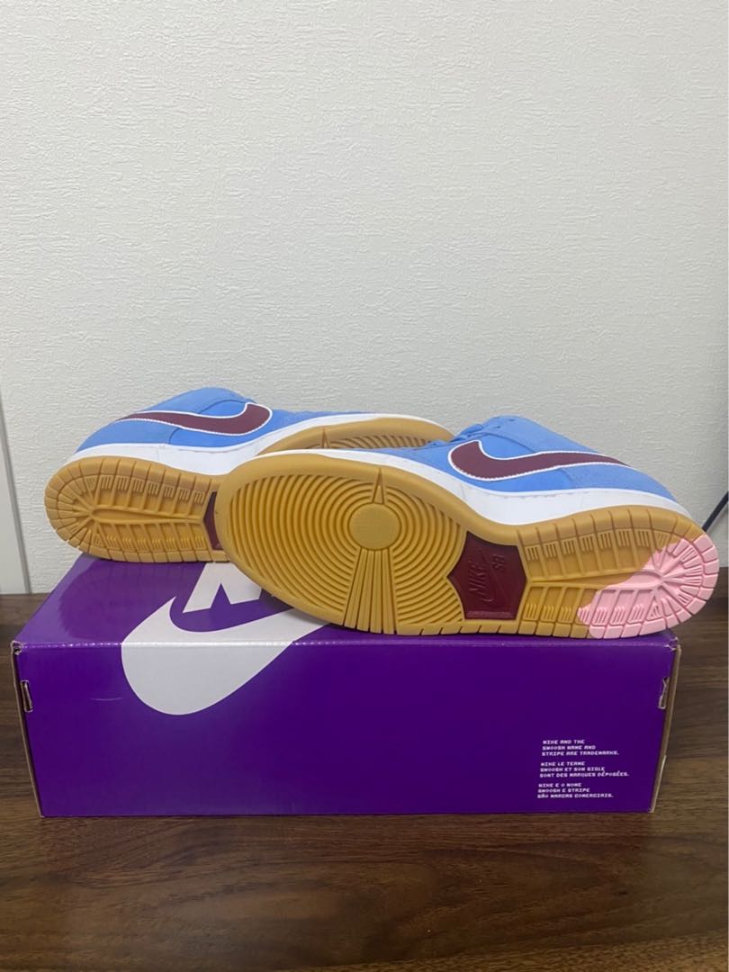 Nike SB Dunk Low Pro "Philly/Barrah Snubbull and Team Maroon" 25cm