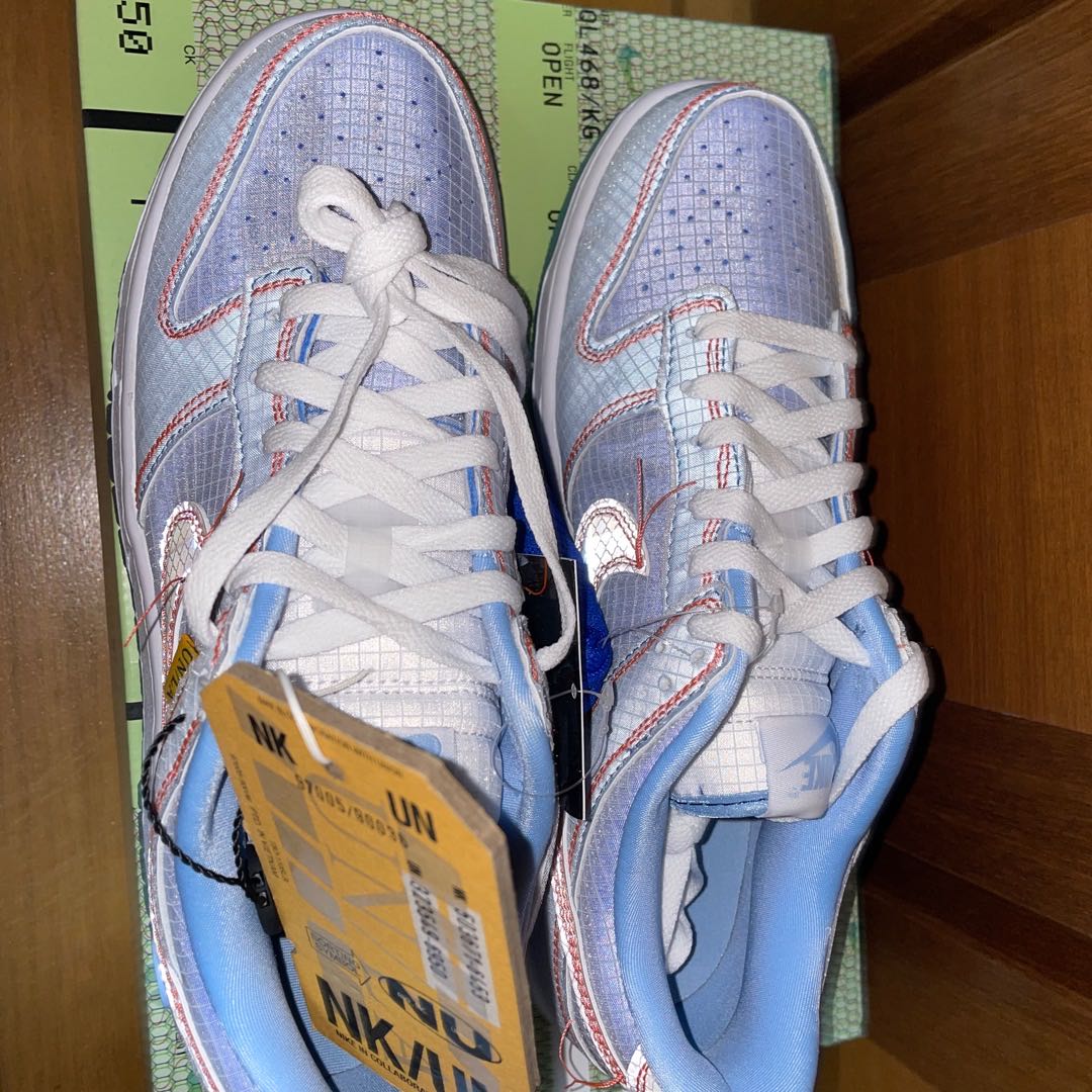 Union x Nike Dunk Low Passport Pack "Argon/Hyper Royal" DJ9649-400 26.5cm