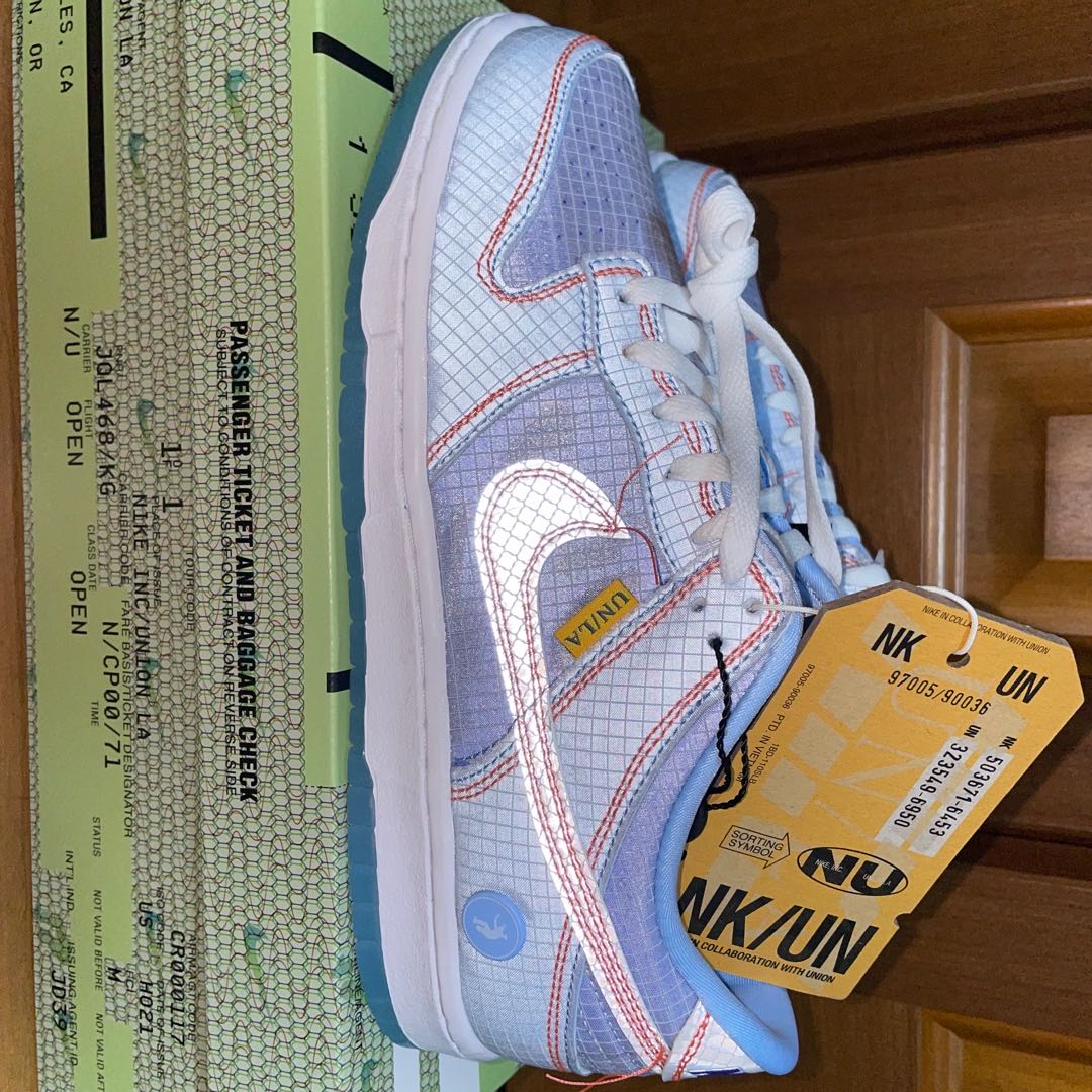 Union x Nike Dunk Low Passport Pack "Argon/Hyper Royal" DJ9649-400 26.5cm