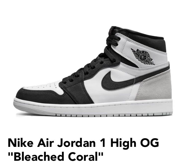 Nike Air Jordan 1 High OG "Bleached Coral" 555088-108 27cm