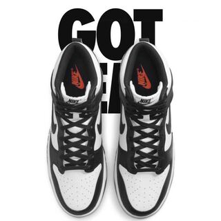 ナイキ ダンク ハイ "チャンピオンシップ ホワイト" 28cm