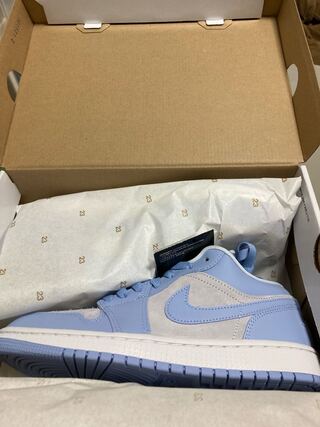 Nike Women's Air Jordan 1 Low "University Snubbull" DC0774-050 25.5cm