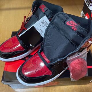 Nike GS Air Jordan 1 High OG "Patent Bred" 24cm