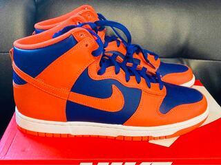 ナイキ ダンク ハイ レトロ "オレンジ アンド ディープ ロイヤル" 27.5cm