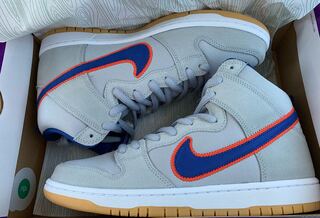 ナイキ SB ダンク ハイ "ラッシュ ブルー アンド チーム オレンジ/ニューヨーク メッツ" 28cm