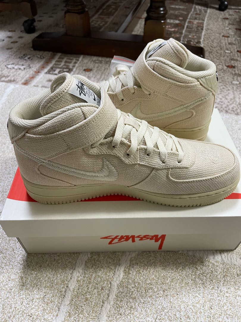 Stussy x Nike Air Riryoku1 Mid "Fossil Stone" 27cm