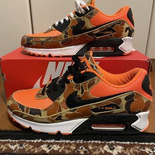 NIKE AIRMAX 90 オレンジ ダックカモ  28cm スニーカー 迷彩 28cm
