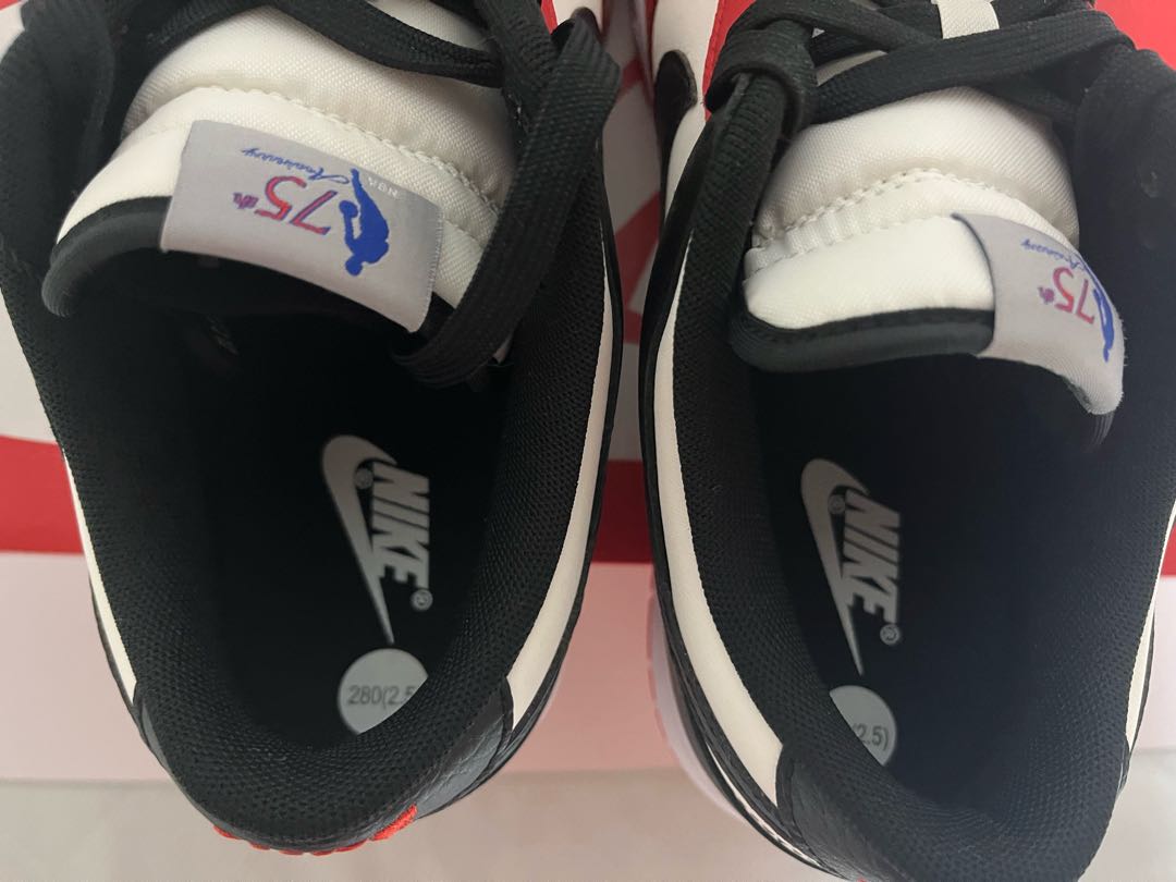 ☆ 30% Off Coupon Eligible☆ NBA x Nike Dunk Low EMB 75th Anniversary "Chicago Bulls" 28cm