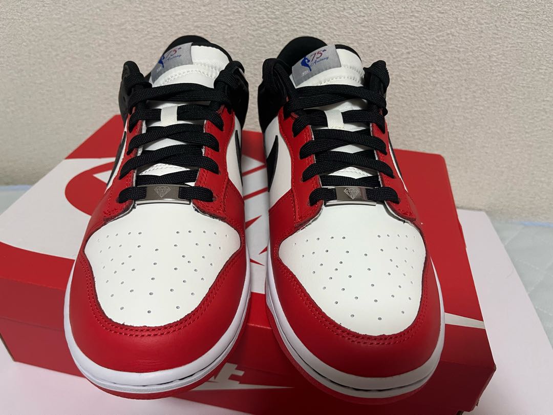 ☆ 30% Off Coupon Eligible☆ NBA x Nike Dunk Low EMB 75th Anniversary "Chicago Bulls" 28cm