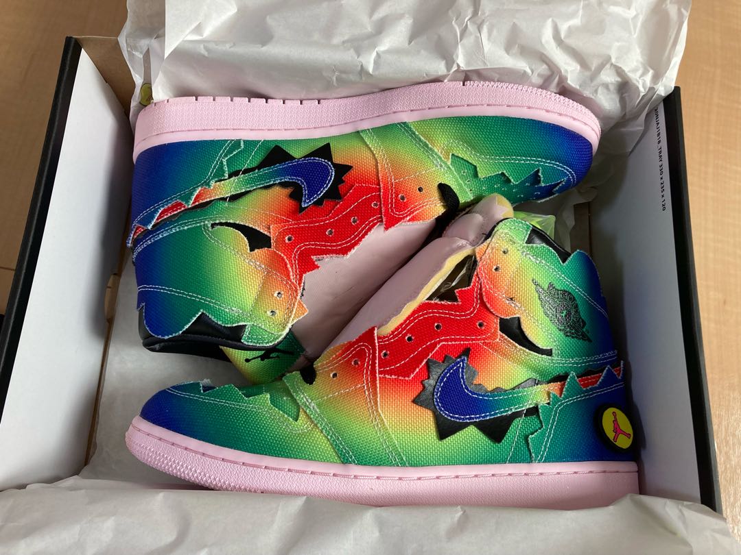 J Balvin x Nike Air Jordan 1 High OG "Rainbow" 27.5cm