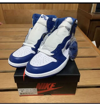 新品未使用 NIKE AIR JORDAN1 HIGH OG STORMBLUE 27.5cm