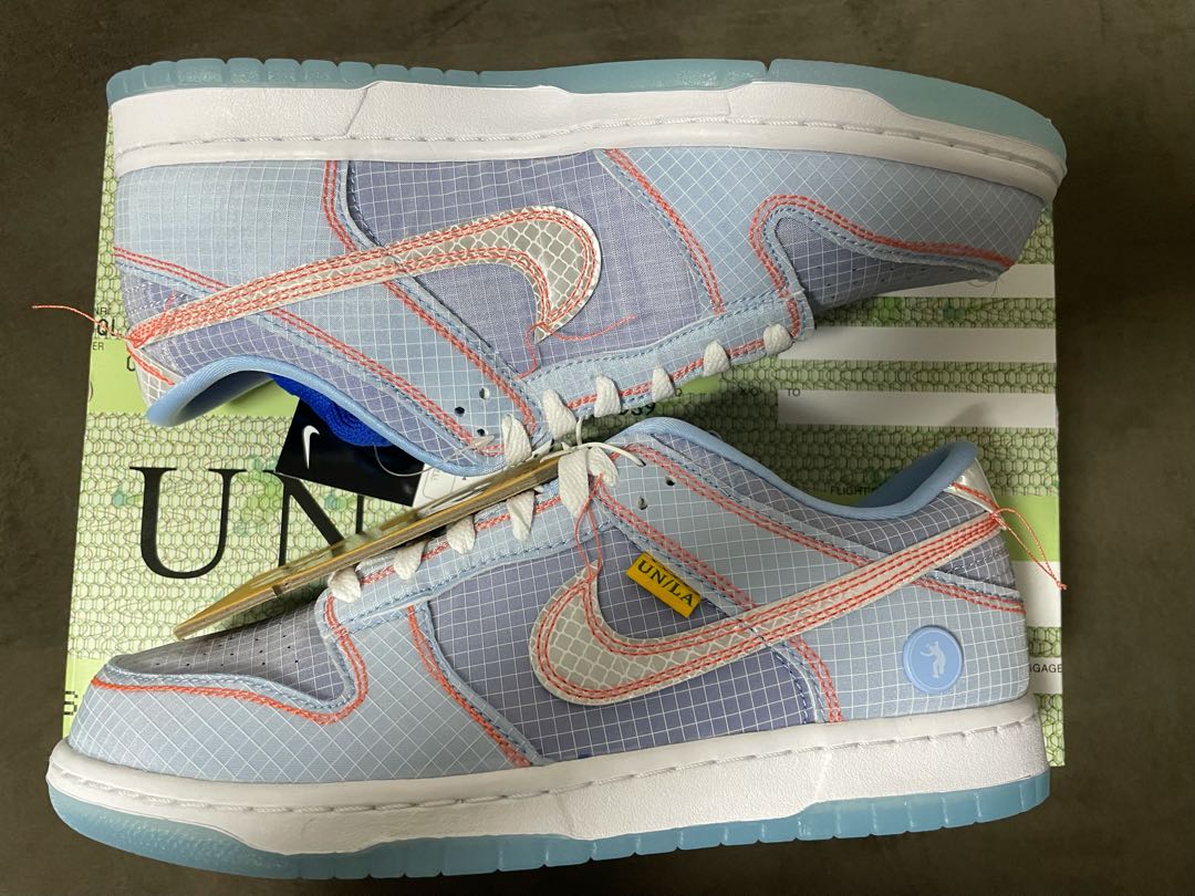 Union x Nike Dunk Low Passport Pack "Argon/Hyper Royal" DJ9649-400 26cm