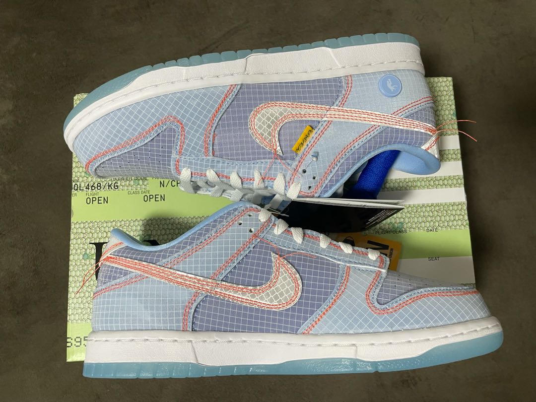 Union x Nike Dunk Low Passport Pack "Argon/Hyper Royal" DJ9649-400 26cm