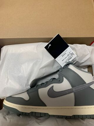 ナイキ ダンク ハイ レトロ SE ヴィンテージ "ライトボーンアンド タンブルドグレー" 27.5cm
