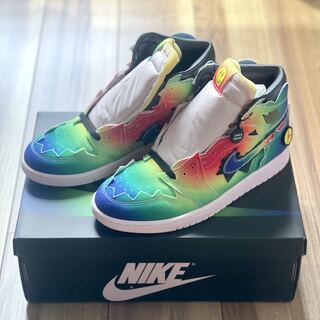J バルビン × ナイキ エアジョーダン1 ハイ OG "レインボー" 28cm