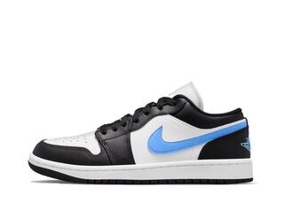 ナイキ ウィメンズ エアジョーダン1 ロー "ブラック/ユニバーシティ ブルー" 27cm