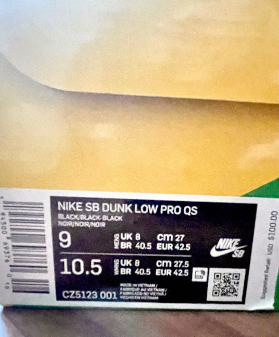 NIKE SB DUNK LOW サーモグラフィー civilist 27cm 27cm