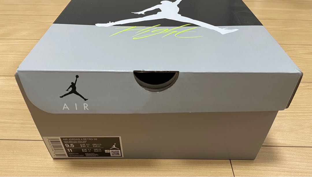 Nike Air Jordan 4 Retro LE "Neon" 27.5cm