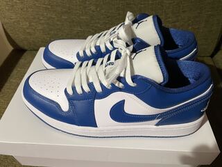 ナイキ ウィメンズ エアジョーダン1 ロー "マリーナブルー" 29cm