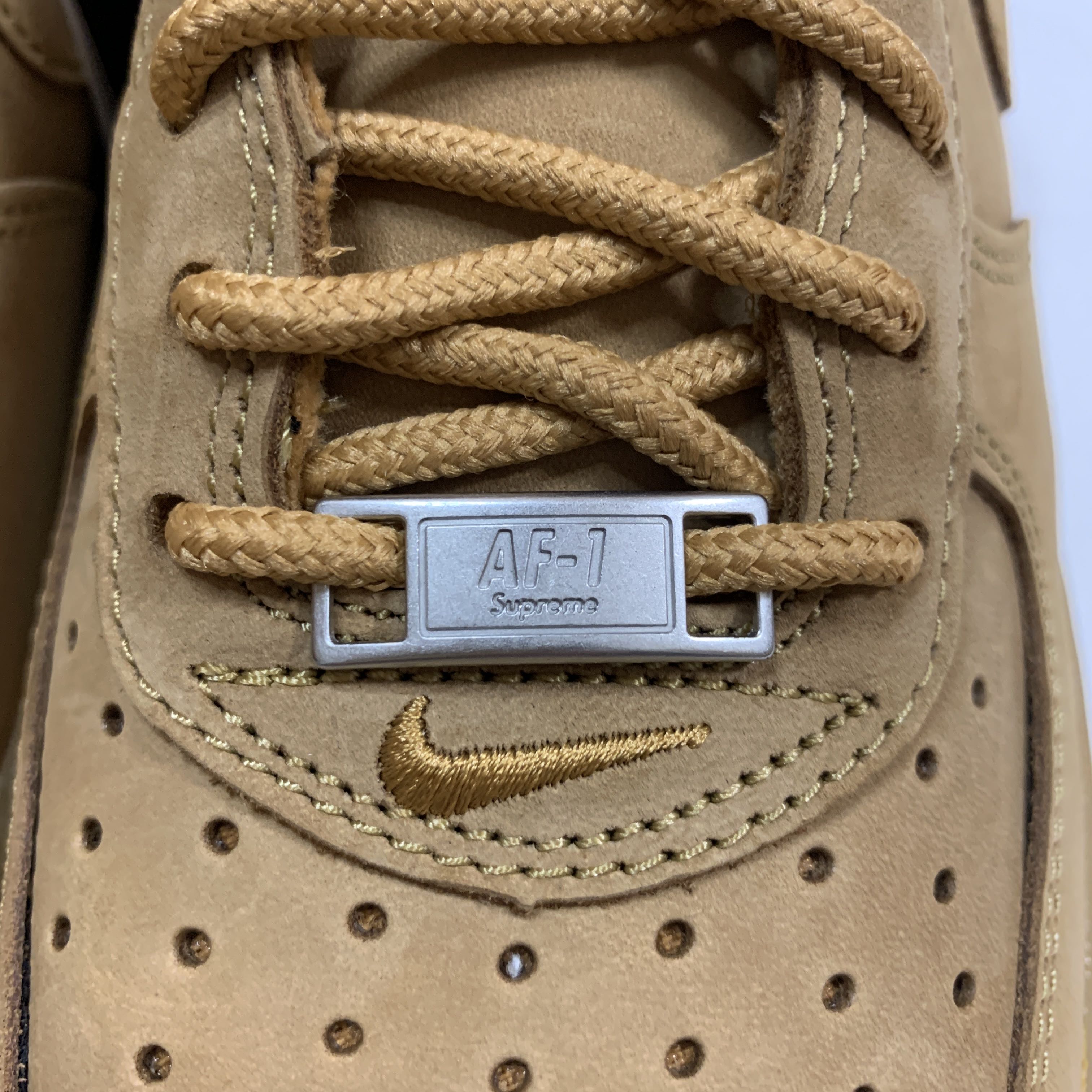 Supreme x Nike Air Riryoku 1 Low "Flux/Wheat" 27.5cm