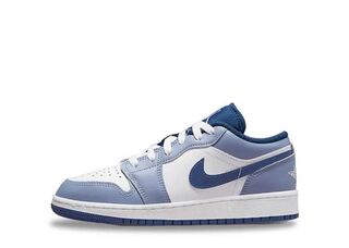 ナイキ GS エアジョーダン1 ロー "ホワイト/スチールブルー" 553560-414 24.5cm
