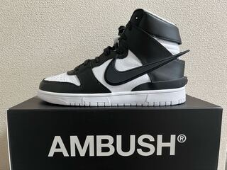 アンブッシュ × ナイキ ダンク ハイ "ブラック" 27cm