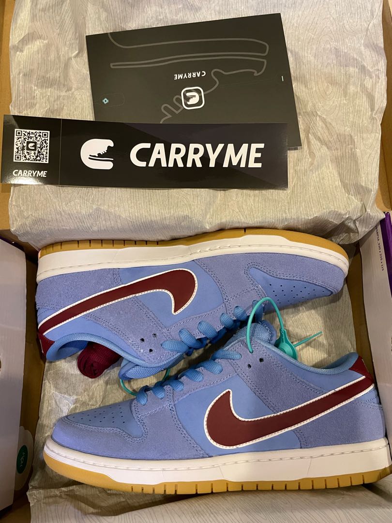 ナイキ SB ダンク ロー プロ "フィリーズ/バラーブルー アンド チームマルーン" 28cm