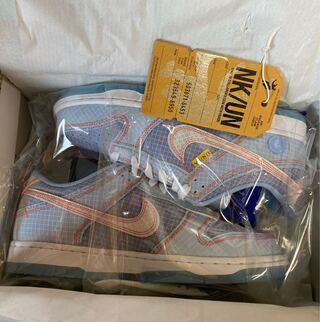 ユニオン × ナイキ ダンク ロー パスポートパック "アルゴン/ハイパーロイヤル" DJ9649-400 24cm