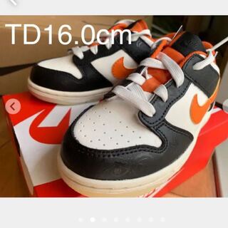 30％off TD16.0cmナイキ ダンク ハロウィン　NIKE DUNKパンダ 23cm
