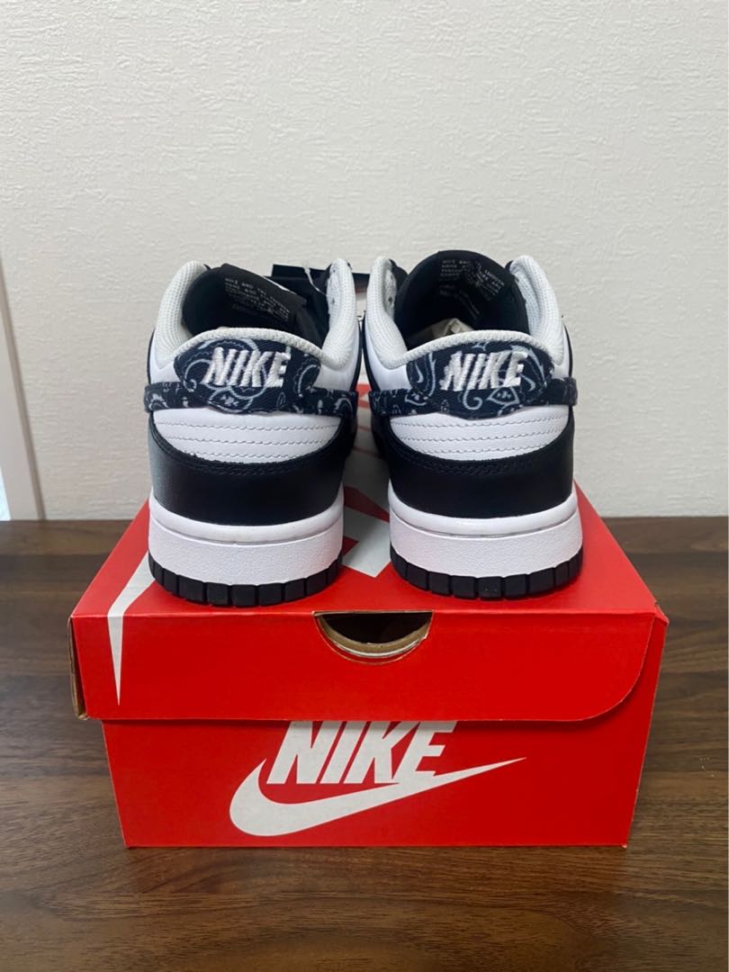 Nike Women's Dunk Low ESS "Black Paisley" 26cm