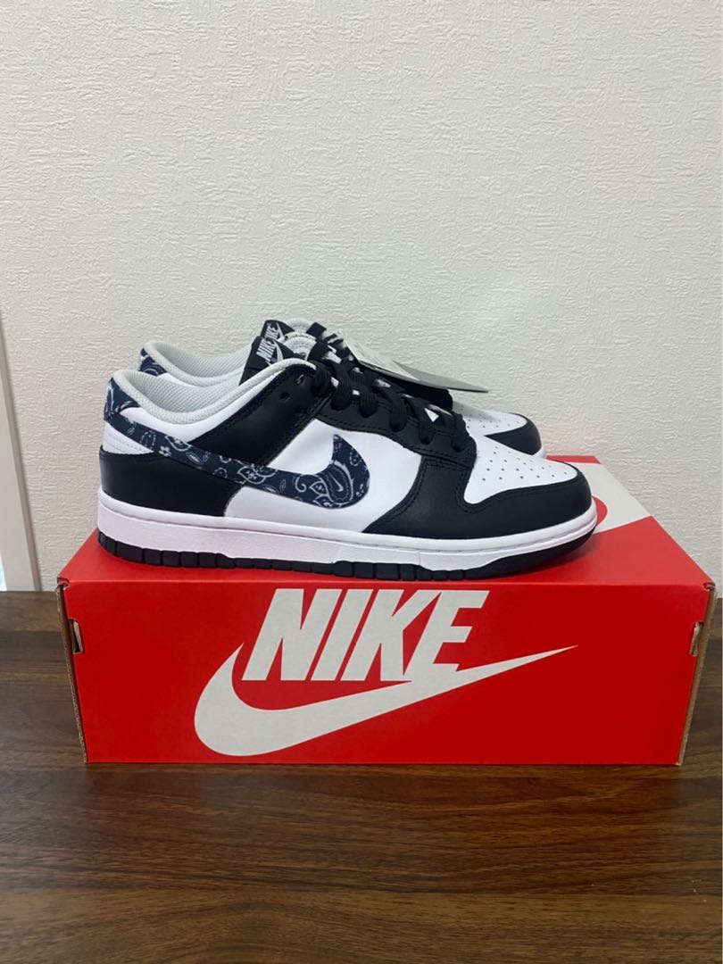 Nike Women's Dunk Low ESS "Black Paisley" 26cm