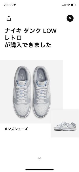 Nike Dunk Low "Grey" ダンク ロー グレー 27.5cm 27.5cm