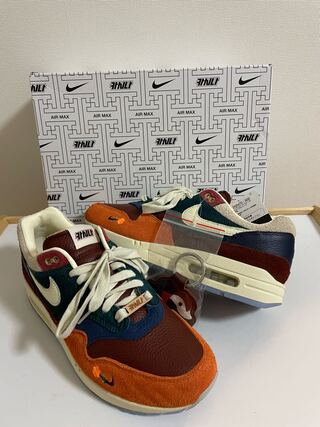 カシナ × ナイキ エアマックス1 "ウォナン/オレンジ" 27.5cm
