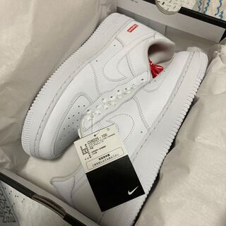 シュプリーム × ナイキ エアフォース1 ロー "ホワイト" 26cm