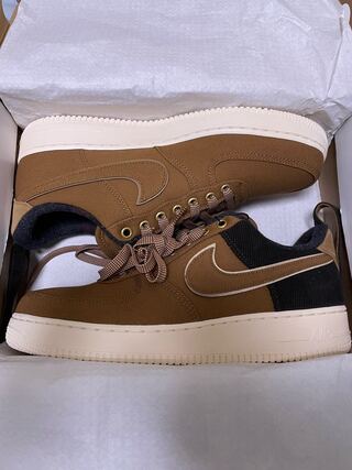 ナイキ エアフォース ロー カーハートWIP "エール ブラウン"  29cm