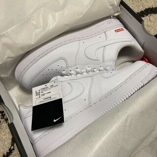 シュプリーム × ナイキ エアフォース1 ロー "ホワイト" 26.5cm