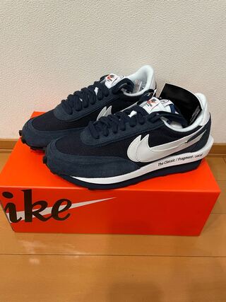 フラグメント × サカイ × ナイキ LD ワッフル "ブラックエンデッド ブルー" 28cm