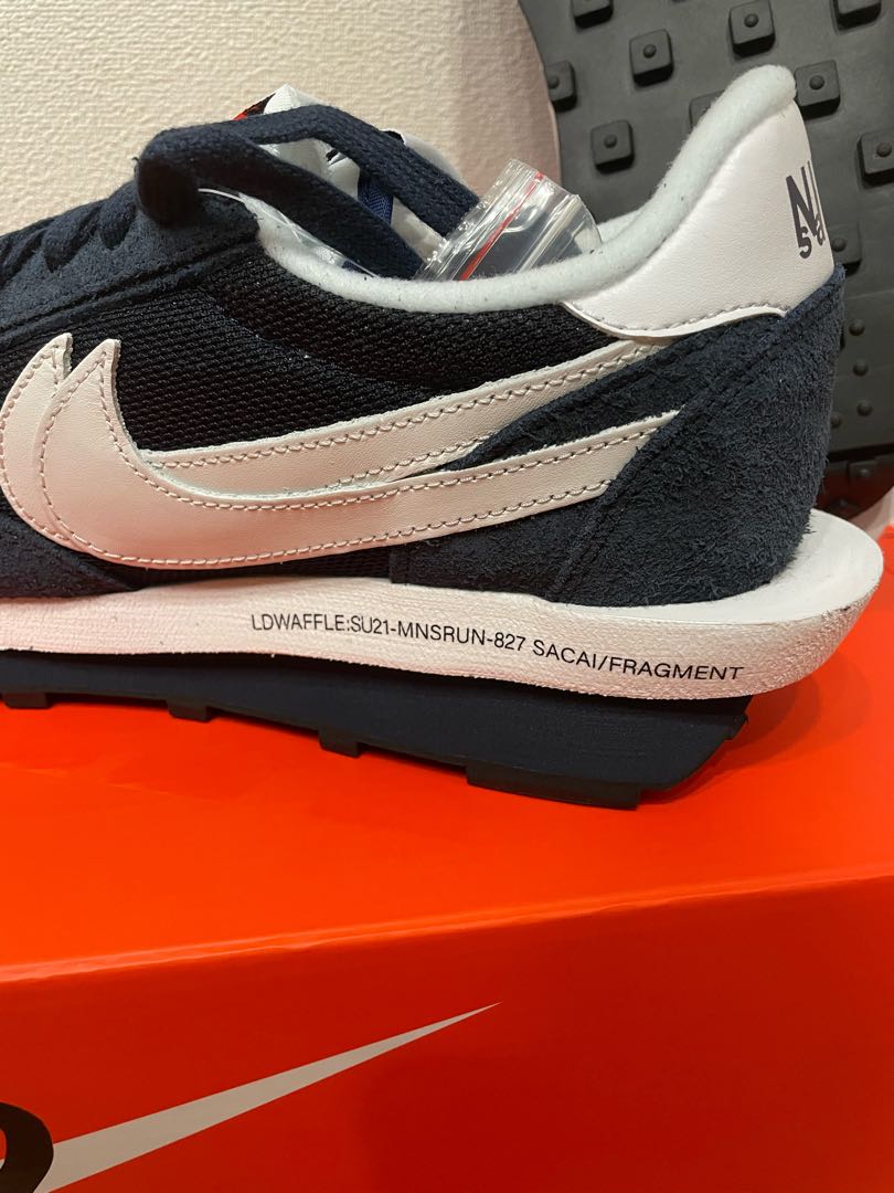 Fragment x Sakai x Nike LD Waffle "Black Ended Snubbull" 28cm