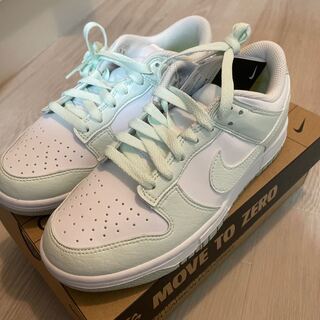 ナイキ ウィメンズ ダンク ロー ネクスト ネイチャー "ホワイト/ミント" 24cm