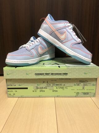 UNION x NIKE DUNK LOW Argon /Hyper Royal 28cm