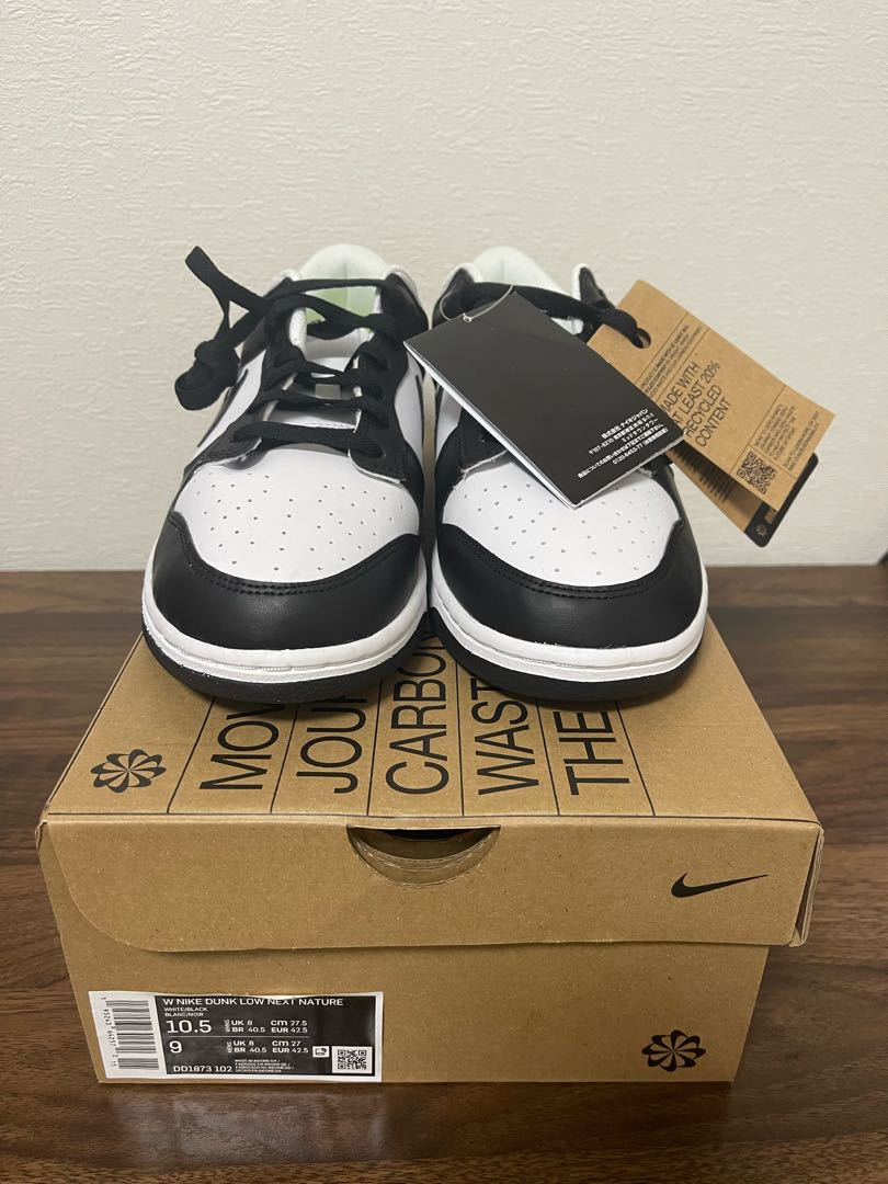 Nike Women's Dunk Low Next Nature "Ho Wight/Black" 27.5cm