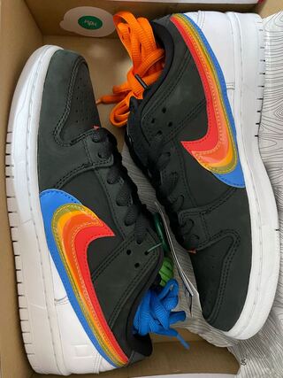 ポラロイド × ナイキ SB ダンク ロー プロ "ブラック" DH7722-001 26cm