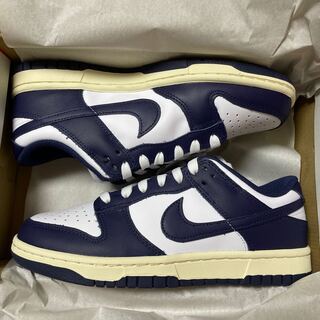 ナイキ ウィメンズ ダンク ロー "ヴィンテージ ネイビー" DD1503-115 24cm