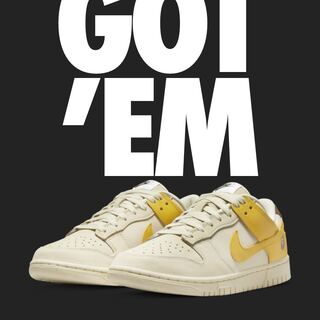 ナイキ ウィメンズ ダンク ロー "バナナ" DR5487-100 25.5cm